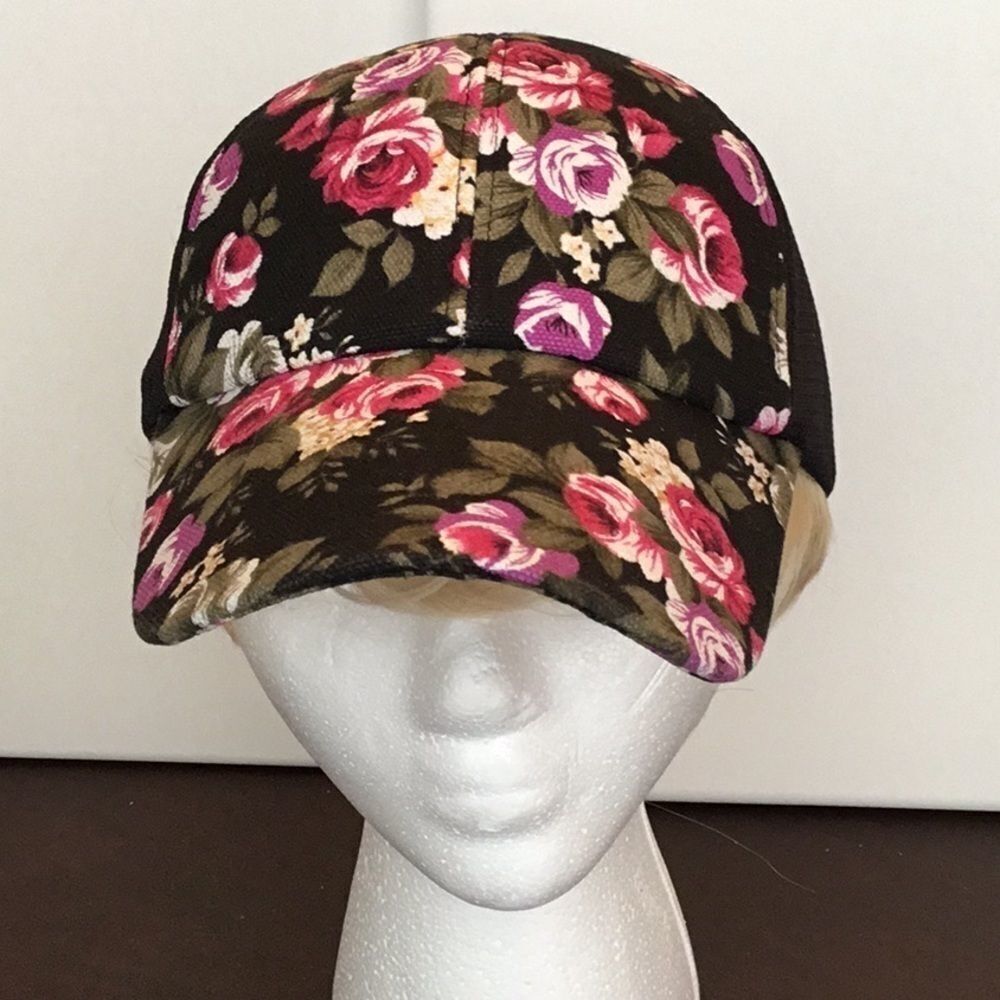FLOWER BASEBALL CAP